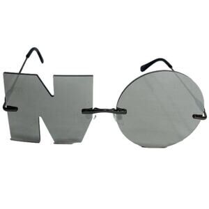 6000 | Silver Mirror NO Novelty Sunglasses